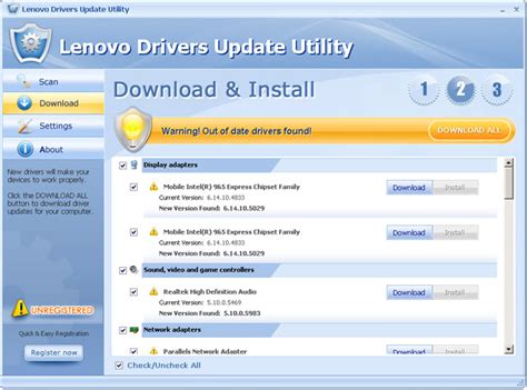 lenovo drivers update guide